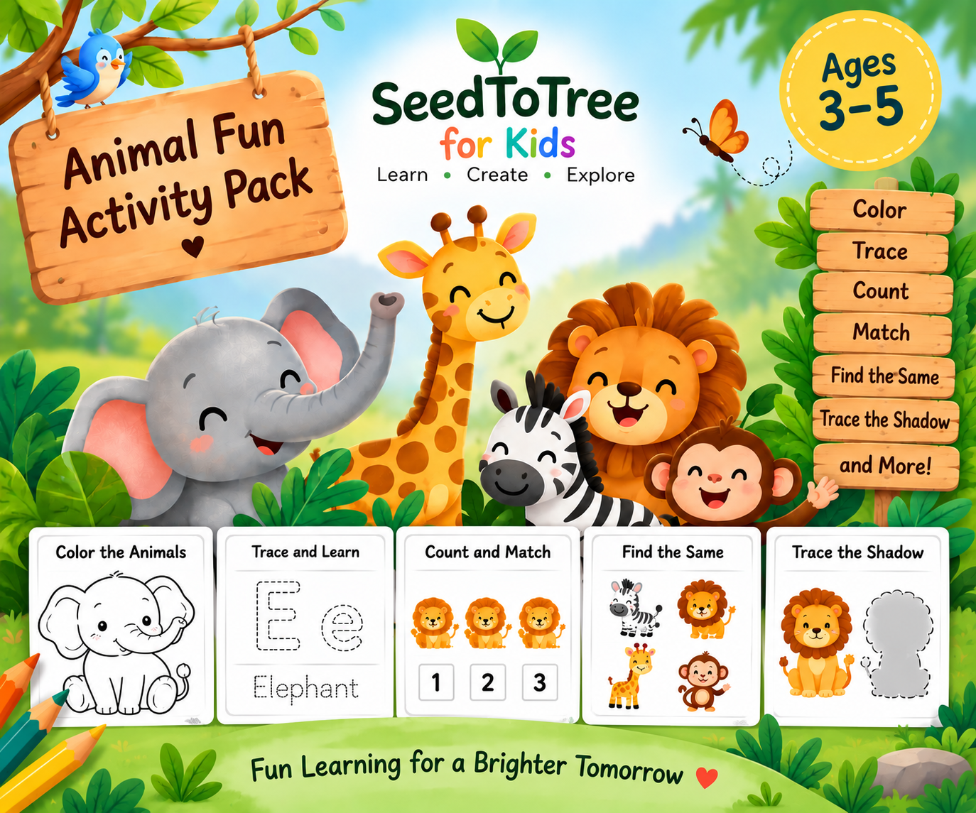 Animal Fun Activity Pack